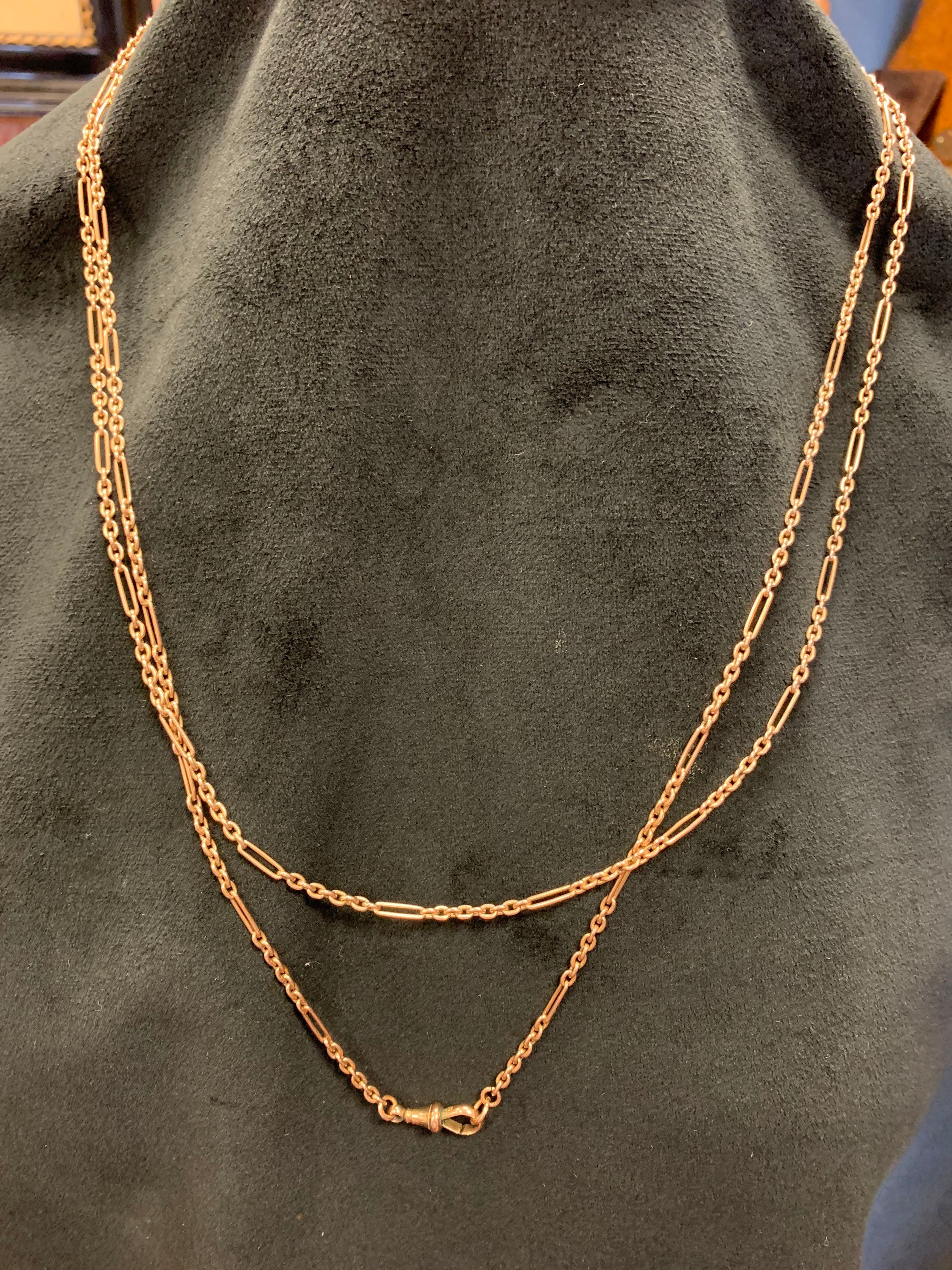 Gold muff chain Clearance