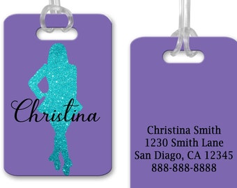 Irish Dancer Team Bag Tag, Personalized Luggage Tag, Personalized Irish Dancer Tag,  Dance Bag Tag,  Gift For Dancer, Irish Dancer Team Gift
