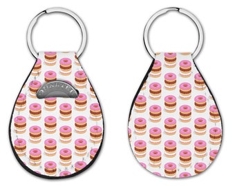 Donut Quarter Holder, Personalized Quarter Holder, Quarter Keychain, Quarter Keeper, Coin Holder