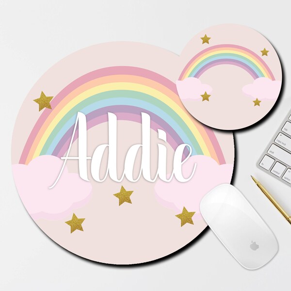 Rainbow Mouse Pad - Etsy