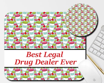 Pharmacist Mouse Pad, Gift For Pharmacy Tech, Mouse Pad and Coaster Set Gift, Personalized Pharmacist Mouse Pad,  Pharmacist Gift