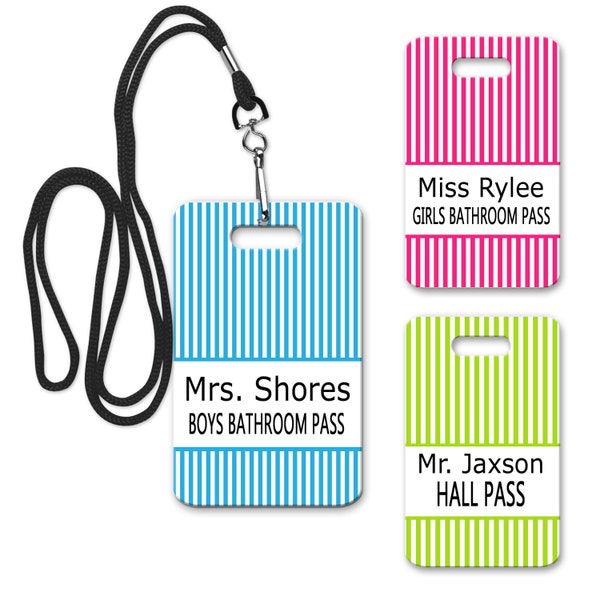 valentine no homework pass Personalized Lanyard Hall Pass, Teacher Lanyard Classroom Pass, Gift For Teacher, Passes For Teacher, Hall Pass