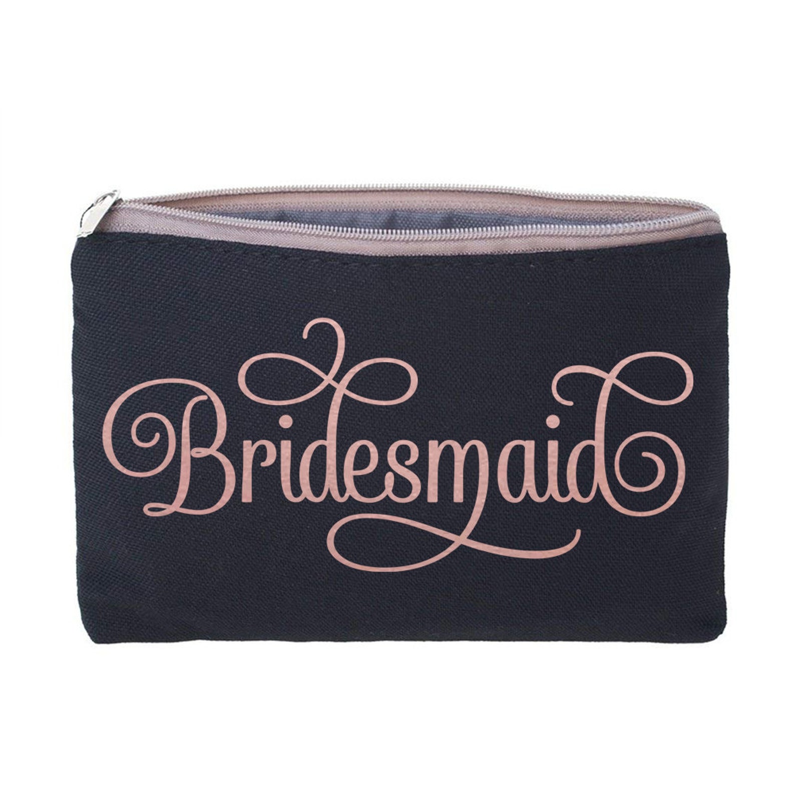 Bridesmaid Makeup Bag Bridesmaid Gift Bridal Party Bag Etsy