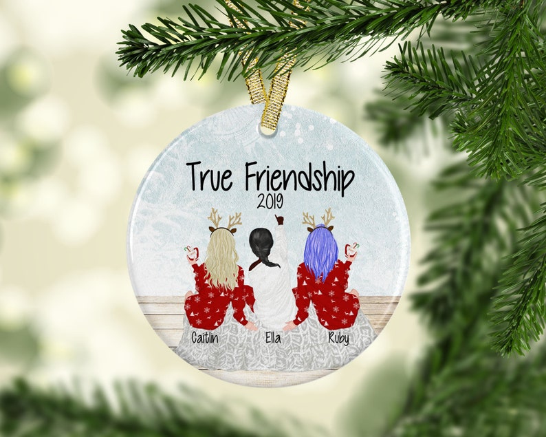 Personalized Best Friend Ornament Custom Gift Best Friends Etsy