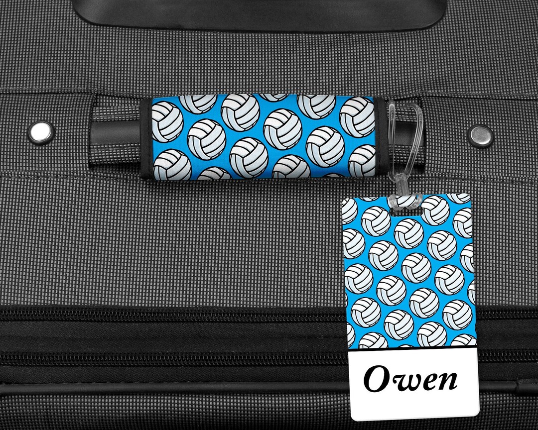 Volleyball Bag Tag, Personalized Bag Tag, Backpack Tag, Sports Bag Tag