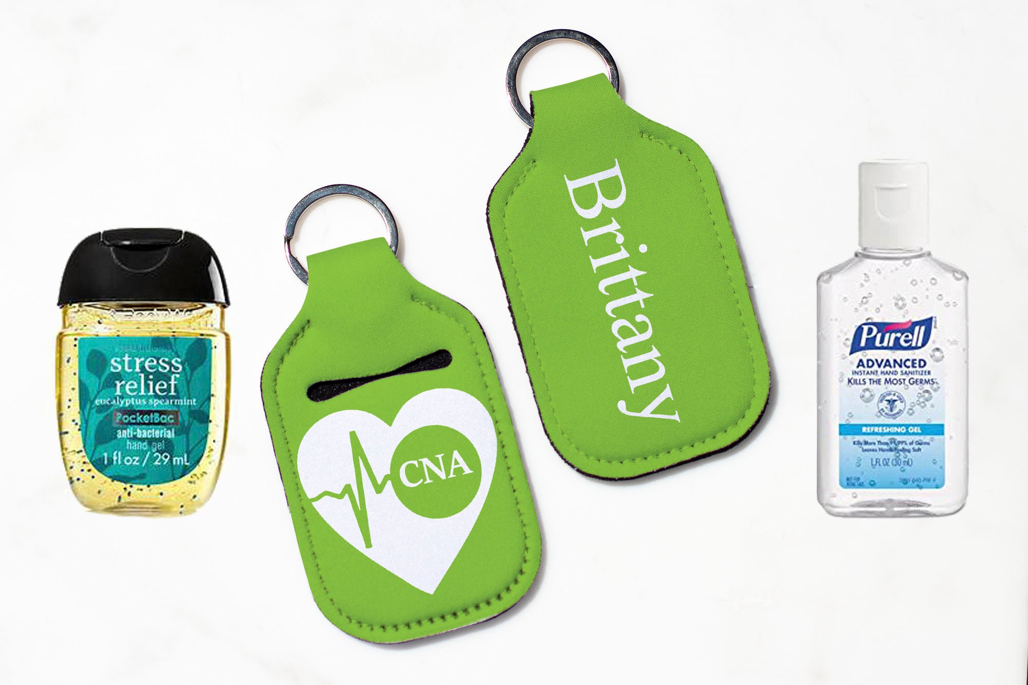Personalized Hand Sanitizer Keychain Hand Sanitizer Keychain Etsy