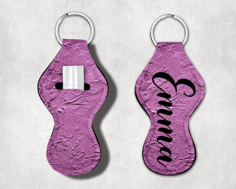 Lip Balm Holder Party Favor Customized Chapstick Holder Chapstick Keychain Lighter Holder