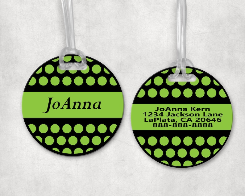 Golf Ball Bag Tag Personalized Golf Ball Tag Custom Sports Etsy