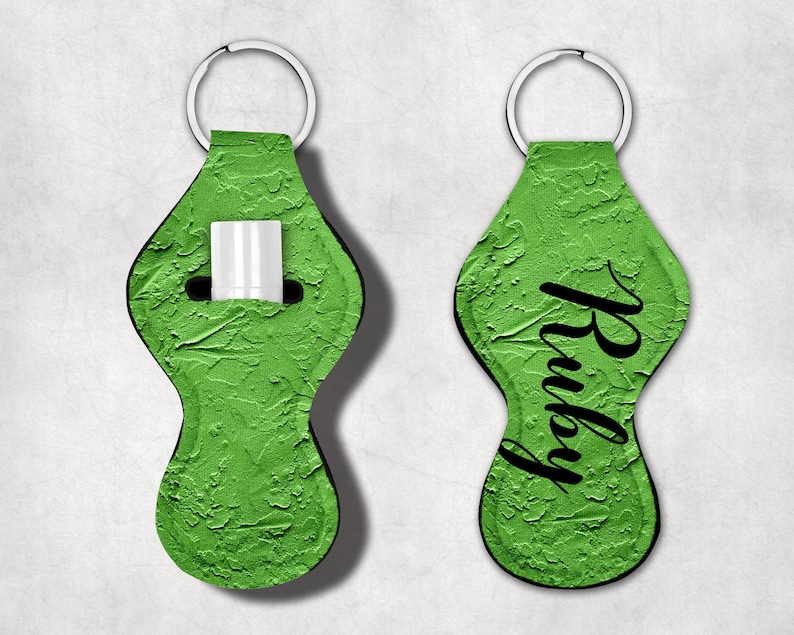 Lip Balm Holder Party Favor Customized Chapstick Holder Chapstick Keychain Lighter Holder