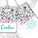 Floral Cutwork Customisable Luggage Tag