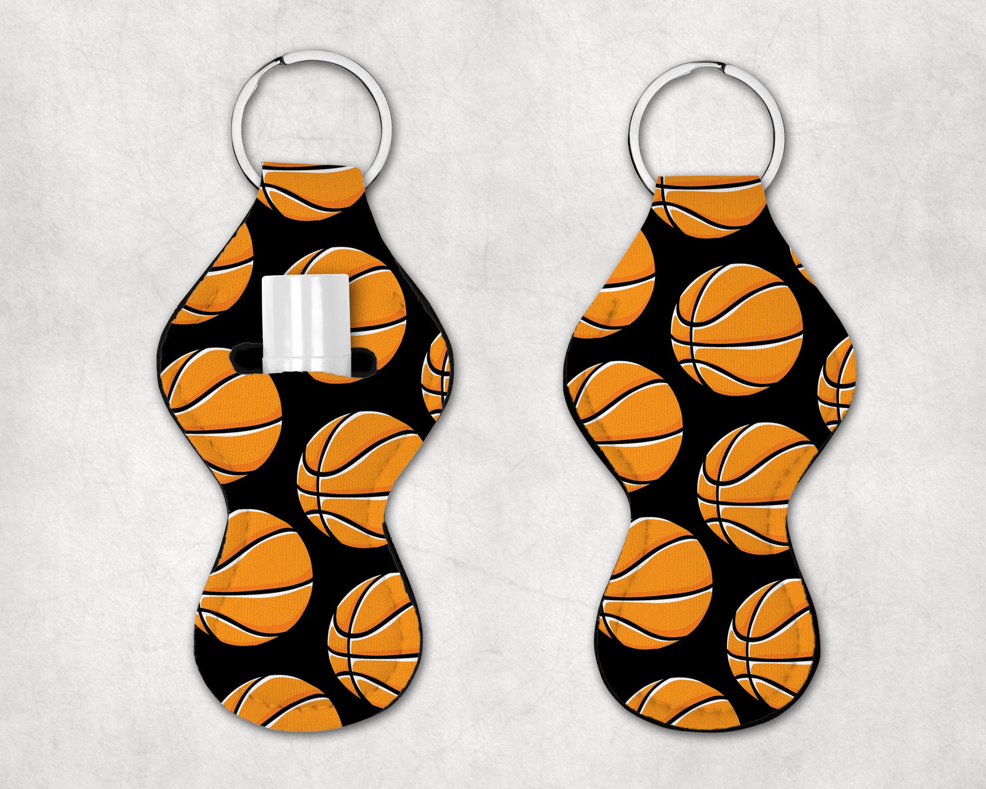 Basketball Chapstick Holder Sports Gifts Chapstick Keychain Etsy