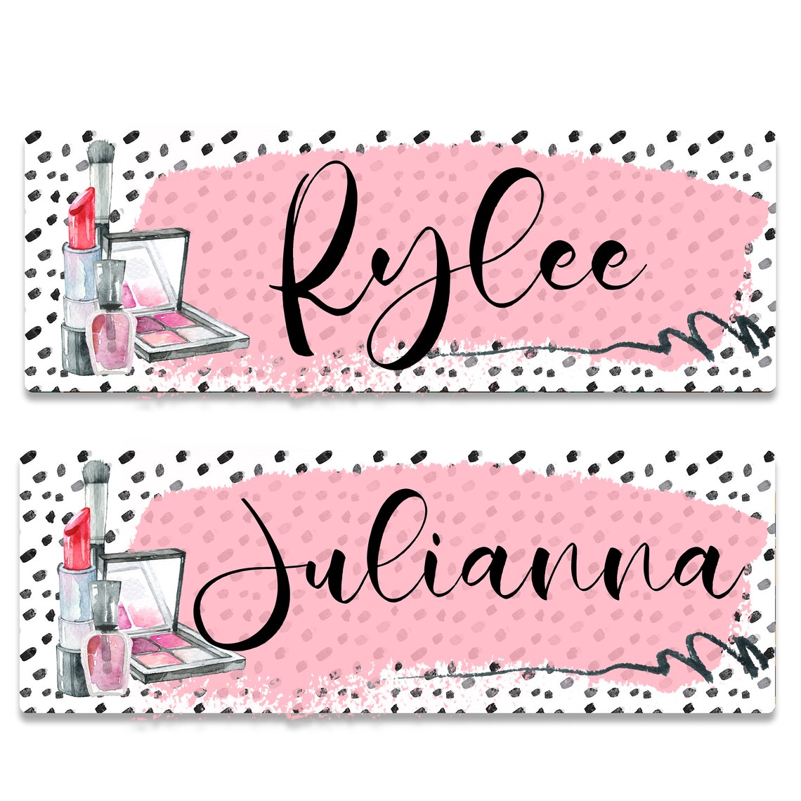 Personalized Makeup Name Sign Makeup Aluminum Door Sign | Etsy