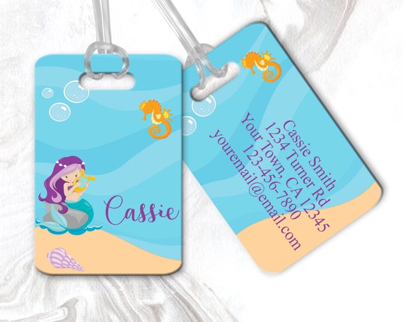 girls personalized luggage