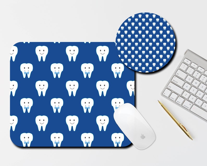 Dentist Office Mouse Pad and Coaster Set Desk Accessories Etsy