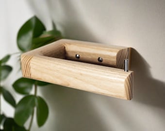 Toilet Roll Holder, Bathroom Storage, Toilet Paper Holder - Ash