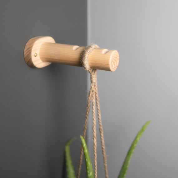 Wand-Pflanzenhalter aus Esche - Robuste Holz-Pflanzenhalter fr  Zimmerpflanzen, hlt 15 kg - Etsy.de