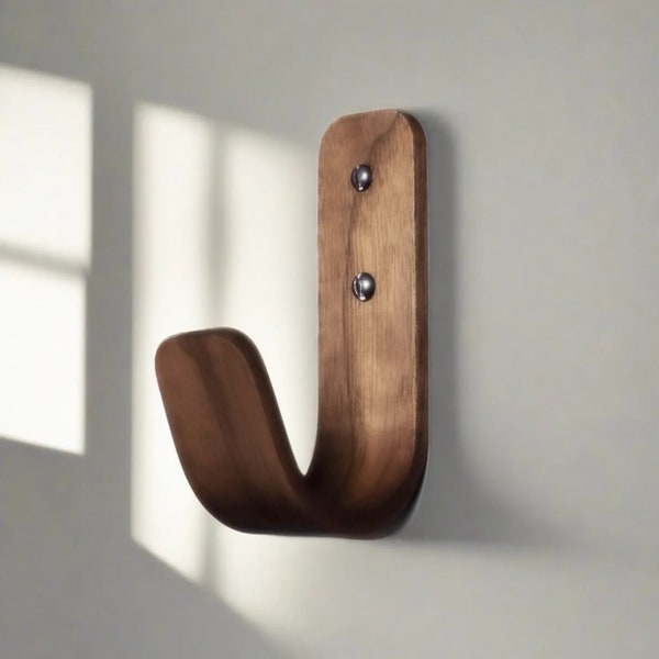 Coat Hooks Wall | Decorative | Walnut Hardwood | Individual | NOIR.DESIGN