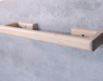 Wall Mounted White Towel Rack: Nordic-Inspired Bathroom Fixture