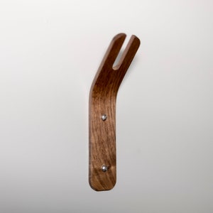 Minimalist Key Hook Wall Hook Walnut Key Rack Key Organizer Storage image 5