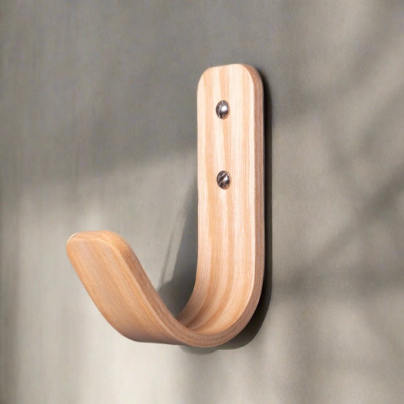 Percheros individuales de madera new arrivals