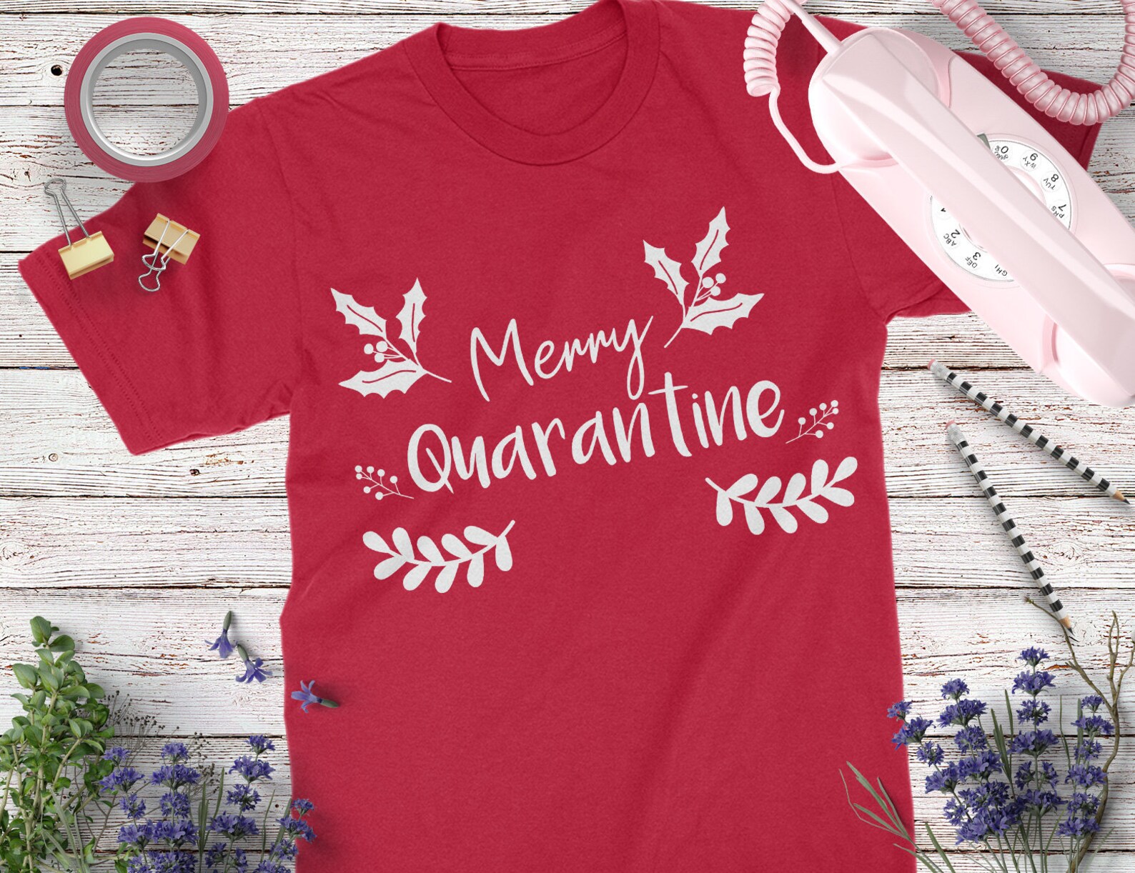 Download Merry Quarantine Covid19 stay home SVG Christmas Svg T Shirt | Etsy