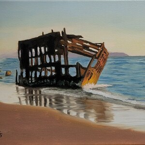 Shipwreck on Beach