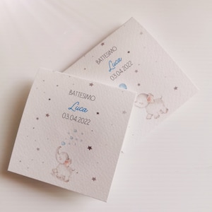 BAPTISM-COMMUNION CONFETTI HOLDER elephant theme