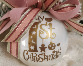 Décoration de boule de Noël personnalisée, Noël, Décorations de Noël