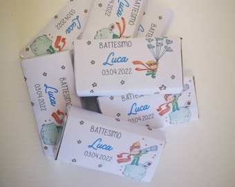 PERSONALIZED CHOCOLATE little prince theme