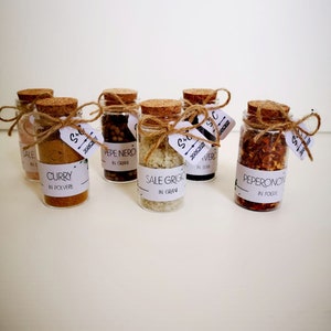 PLACEHOLDER WEDDING vial with assorted spices