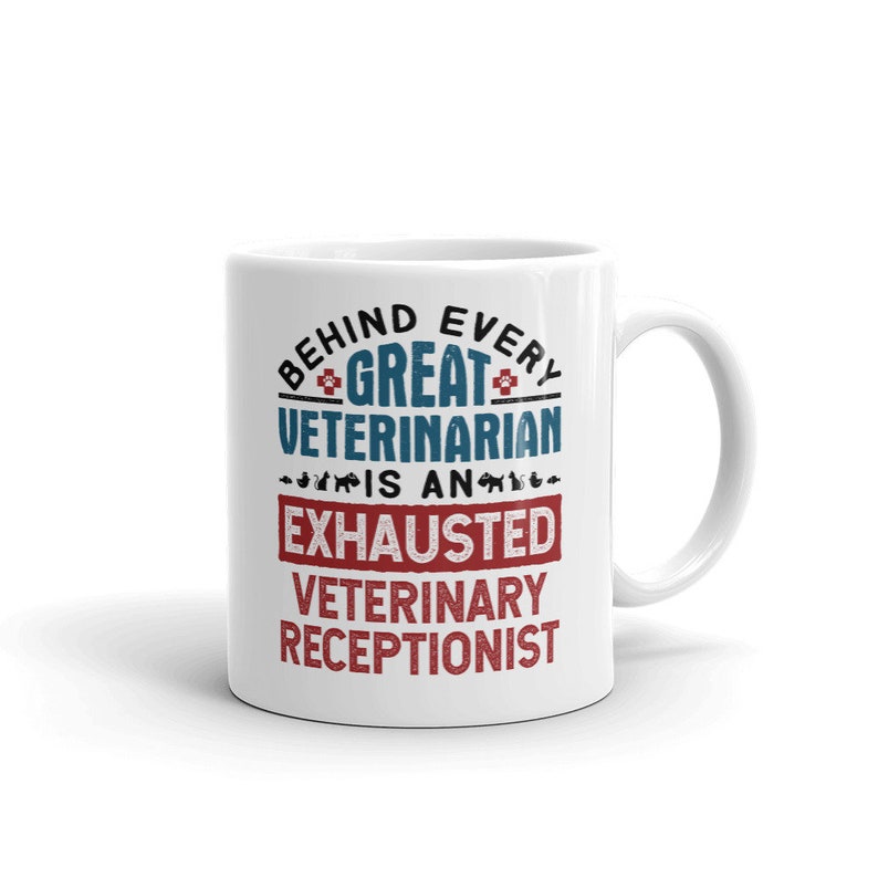 Veterinary Receptionist Mug / Appreciation Gift for Etsy