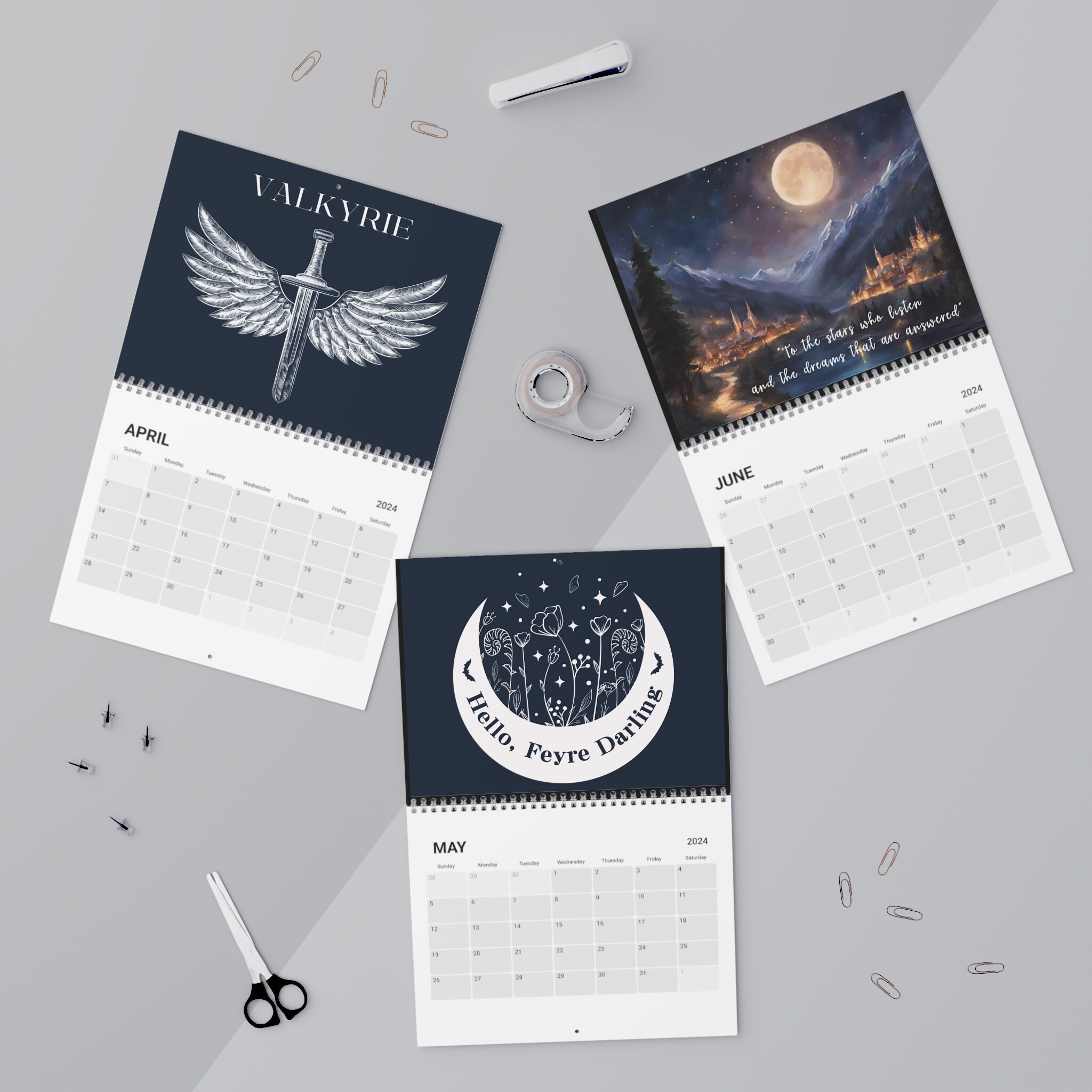 Velaris Calendar 2024 Etsy