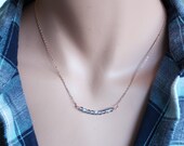 Birthstone bar Necklace Personalized Gifts for girlfriends Daughters, Sisters Gold filed Rose gold filled sterling silver