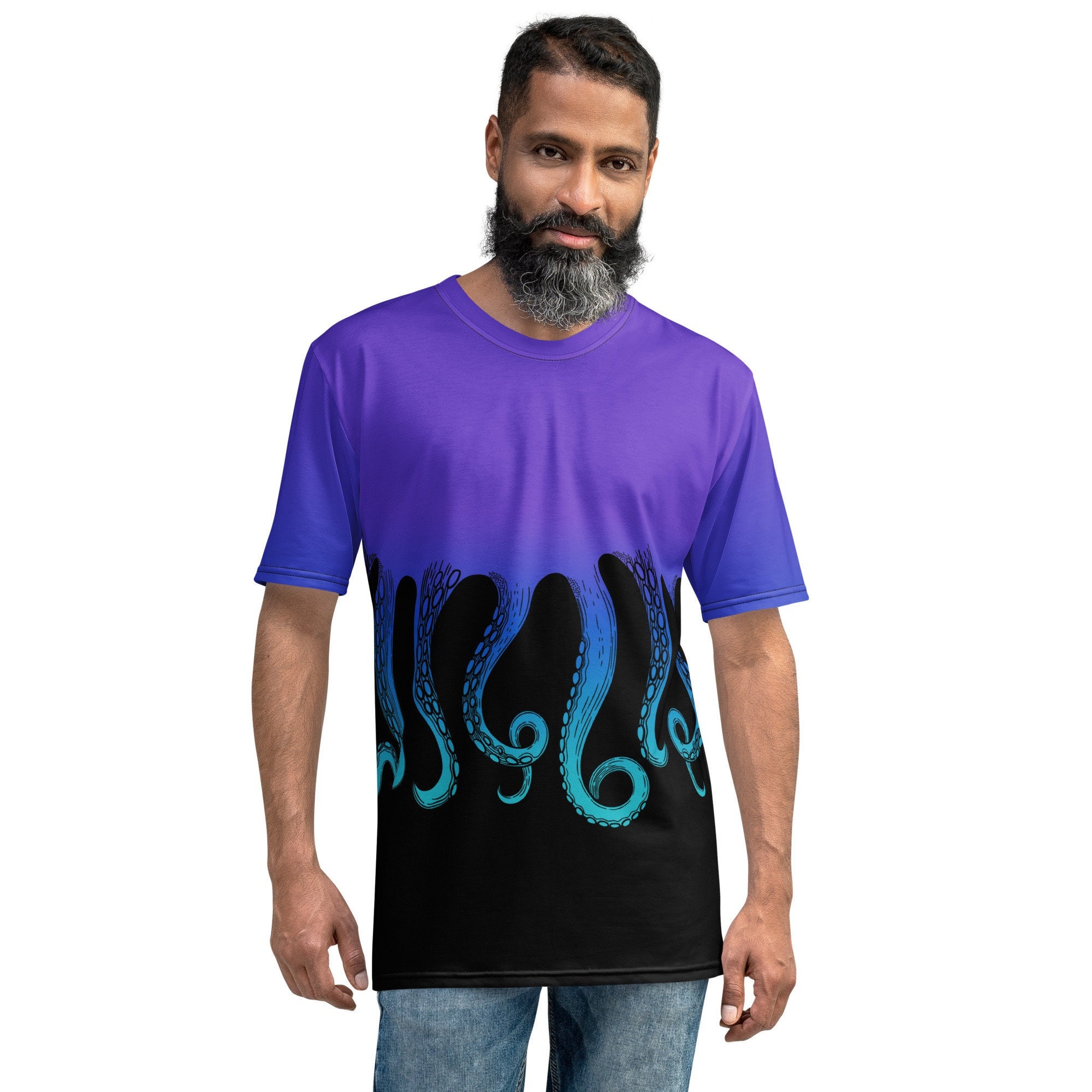 Octopus t shirt viola Clearance