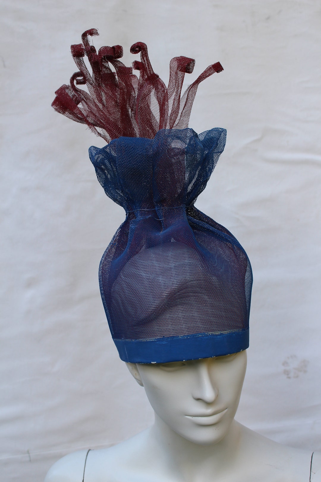 Crazy Hat, Aluminium Mesh Hat, Crazy Hat Day Hat, Sea Anemone Hat, Art ...