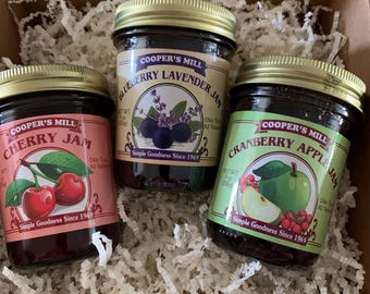 Set of 3 Half Pint Jams by Coopers Mill