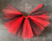 Black and Red tutu, ladybird tutu, ladybug tutu, Halloween Tutu Skirt