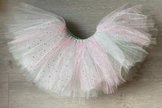 Falda de novia para mujer, tutú de gallina de lentejuelas blancas para mujer,  falda de tutú brillante de lentejuelas blancas, la falda de purga -   España