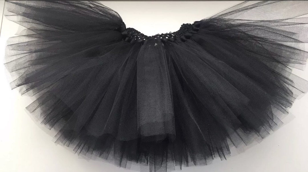 Womens Black Tulle Tutu Skirt: Handmade Adult Costume - Etsy