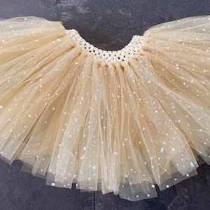 Gold Tutu, Gold Sequin Tutu, Christmas Tutu, Gold glitter Tutu