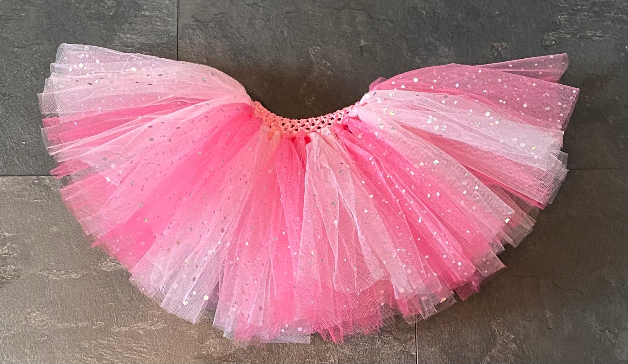 Tutu pailleté fille 30 cm - 7 couleurs au choix - Déguiz-Fêtes