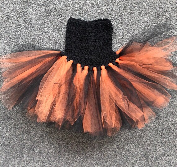 orange tutu baby