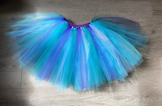 Costume de poisson arc en ciel pour adultes costume de paon jupe Sisu pour femmes dernier tutu de dragon jupe Tutu sirene tutu bleu vert et