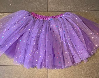 Purple sequin skirt, sequin purple tutu