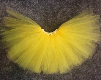 Yellow Belle Beauty and the beast inspired Tutu Skirt