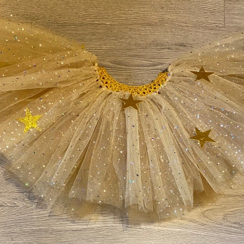 Womens Gold Star Sequin Tulle Tutu: Adult Costume Skirt - Etsy