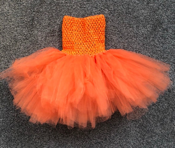 orange tutu baby