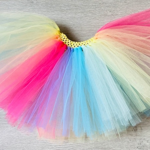 Regenbogen Tutu Rock für Erwachsene, buntes Tutu, Fee Tutu, Einhorn Tutu