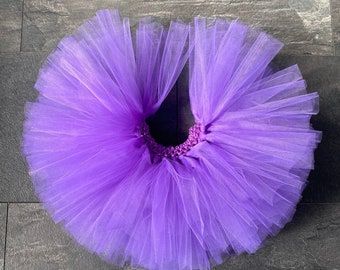Handmade Purple Tulle Tutu: Women's Lilac Plum Skirt