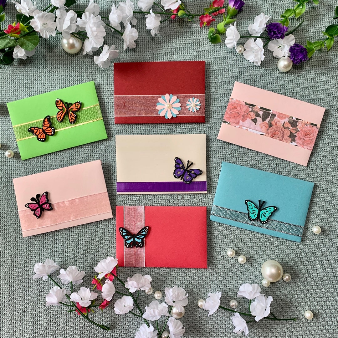 Gift Card Envelopes With Butterflies - Etsy